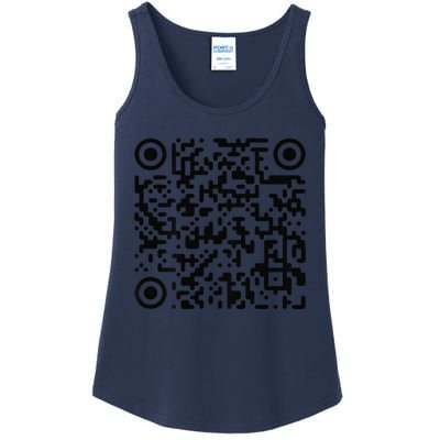 Trump Dance Troll Qr Funny President Trump Dance Code Ladies Essential Tank