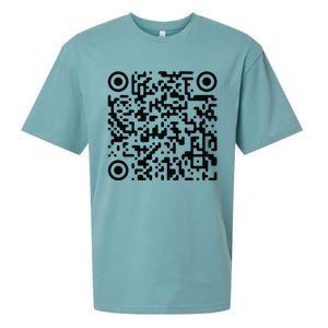 Trump Dance Troll Qr Funny President Trump Dance Code Sueded Cloud Jersey T-Shirt