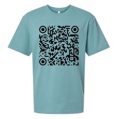 Trump Dance Troll Qr Funny President Trump Dance Code Sueded Cloud Jersey T-Shirt