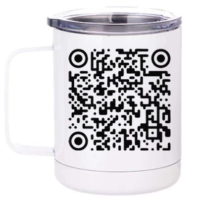 Trump Dance Troll Qr Funny President Trump Dance Code 12 oz Stainless Steel Tumbler Cup