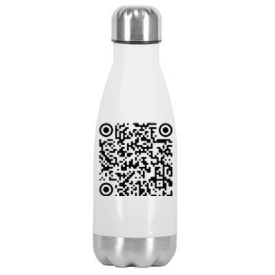 Trump Dance Troll Qr Funny President Trump Dance Code Stainless Steel Insulated Water Bottle