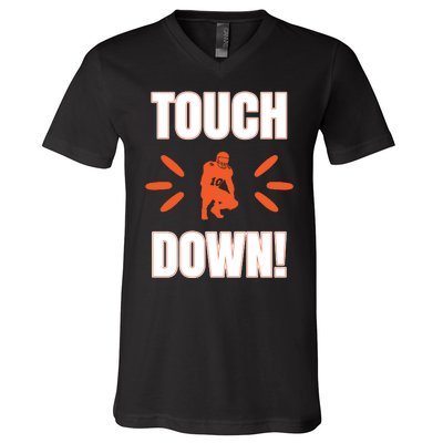 Touch Down V-Neck T-Shirt