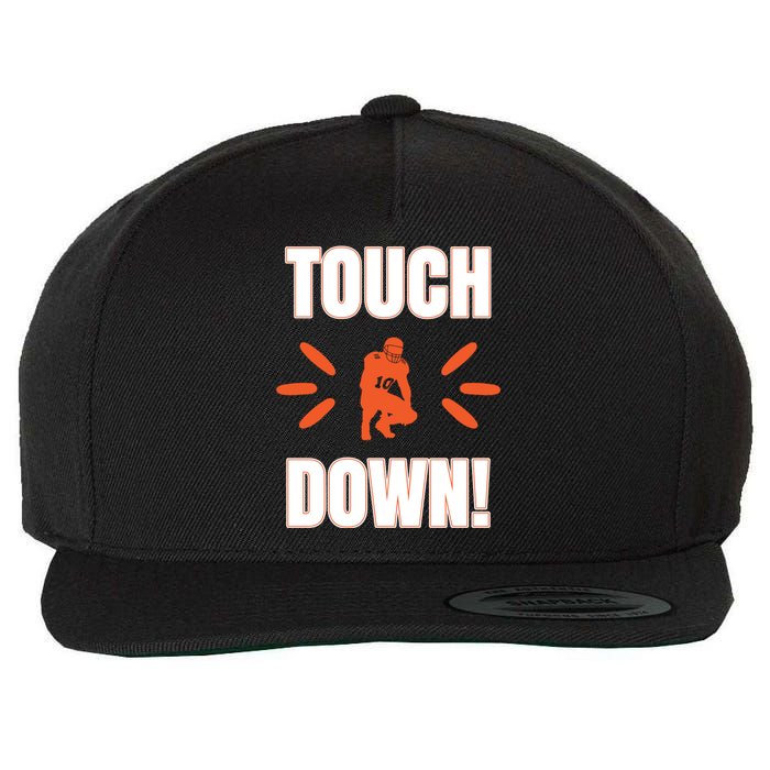 Touch Down Wool Snapback Cap