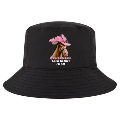 Talk Derby To Me Horse Racing Lover Cool Comfort Performance Bucket Hat