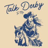 Talk Derby To Me Funny Horse Racing Lover Derby Day 2024 Zip Tote Bag