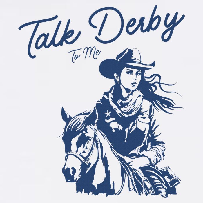Talk Derby To Me Funny Horse Racing Lover Derby Day 2024 Adult Drive Performance Visor