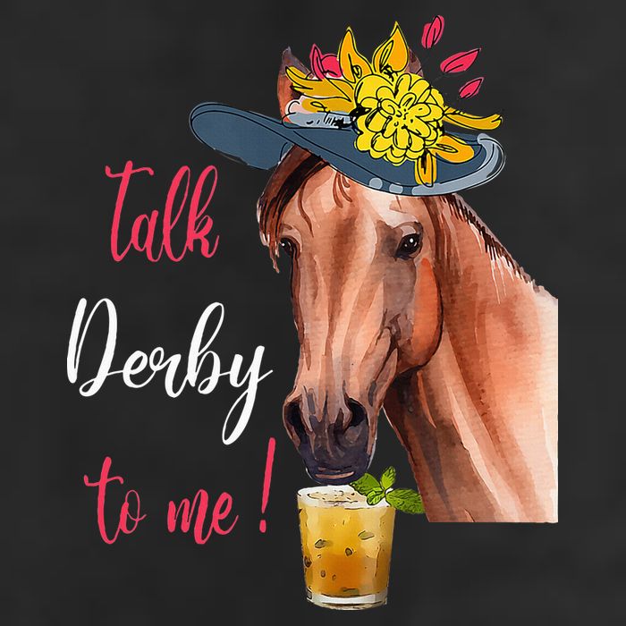 Talk Derby To Me Funny Horse Racing Lover Derby Day Adult Drive Performance Visor