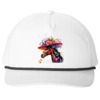 Talk Derby To Me Funny Racing Horse Snapback Five-Panel Rope Hat