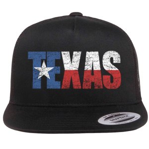 Texas | distressed Texas Flag Flat Bill Trucker Hat