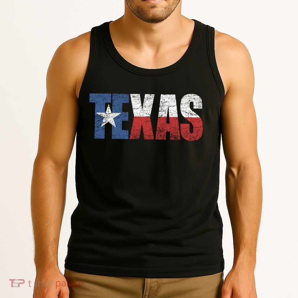 Texas | distressed Texas Flag Tank Top