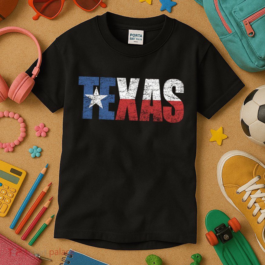 Texas | distressed Texas Flag Kids T-Shirt