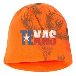 Texas | distressed Texas Flag Kati - Camo Knit Beanie