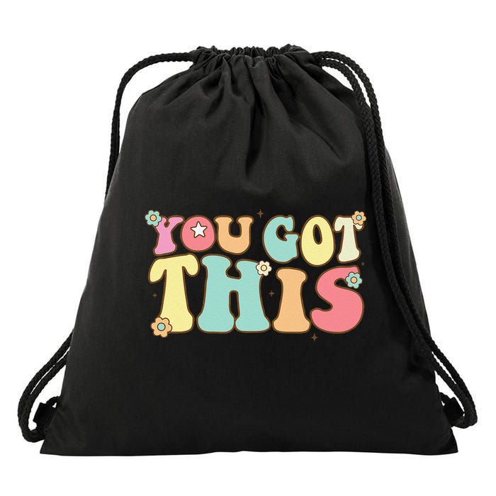 Test Day Teacher Motivational Testing Day Student Drawstring Bag