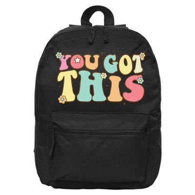 Test Day Teacher Motivational Testing Day Student 16 in Basic Backpack