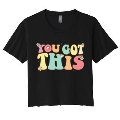 Test Day Teacher Motivational Testing Day Student Crop Top