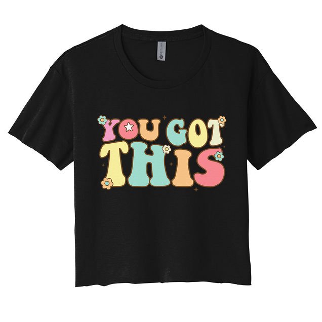 Test Day Teacher Motivational Testing Day Student Crop Top