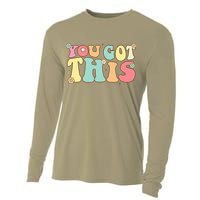Test Day Teacher Motivational Testing Day Student Cooling Performance Long Sleeve Crew
