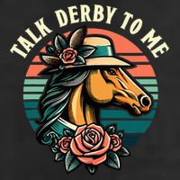 Talk Derby To Me Funny Racing Horse Cool Comfort Performance Bucket Hat