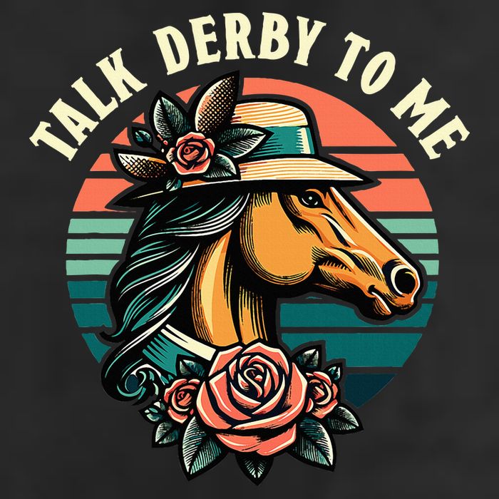 Talk Derby To Me Funny Racing Horse Cool Comfort Performance Bucket Hat