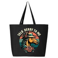Talk Derby To Me Funny Racing Horse 25L Jumbo Tote