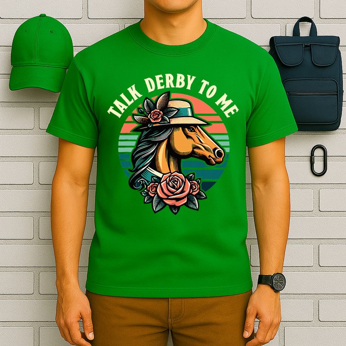 Talk Derby To Me Funny Racing Horse T-Shirt
