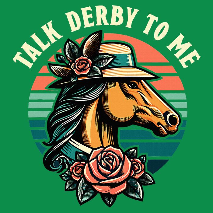 Talk Derby To Me Funny Racing Horse T-Shirt