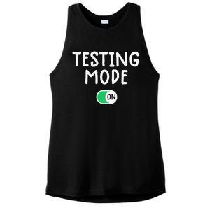 Test Day Teacher Testing Day Funny Teacher Tee Ladies PosiCharge Tri-Blend Wicking Tank