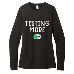 Test Day Teacher Testing Day Funny Teacher Tee Womens CVC Long Sleeve Shirt