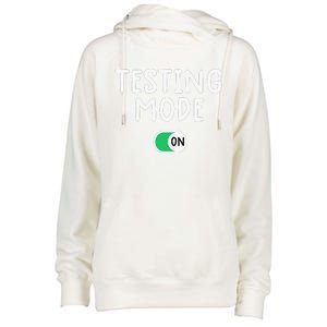 Test Day Teacher Testing Day Funny Teacher Tee Womens Funnel Neck Pullover Hood