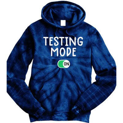 Test Day Teacher Testing Day Funny Teacher Tee Tie Dye Hoodie