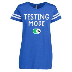 Test Day Teacher Testing Day Funny Teacher Tee Enza Ladies Jersey Football T-Shirt