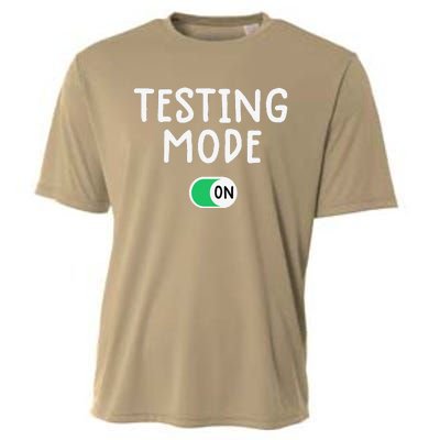 Test Day Teacher Testing Day Funny Teacher Tee Cooling Performance Crew T-Shirt