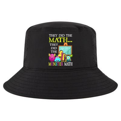 They Did The Math They Did The Monster Math Funny Halloween Cool Comfort Performance Bucket Hat