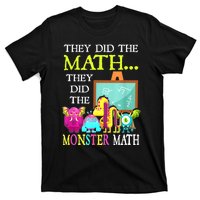 They Did The Math They Did The Monster Math Funny Halloween T-Shirt