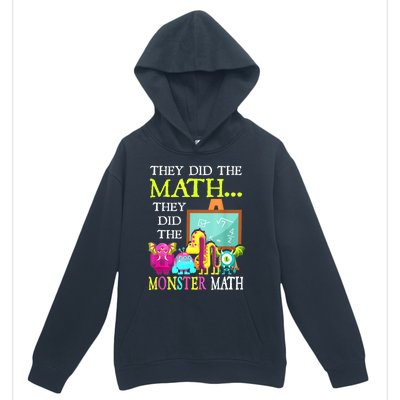 They Did The Math They Did The Monster Math Funny Halloween Urban Pullover Hoodie