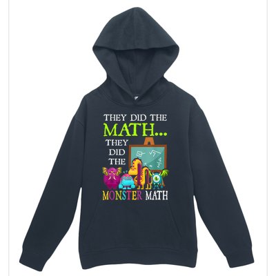 They Did The Math They Did The Monster Math Funny Halloween Urban Pullover Hoodie