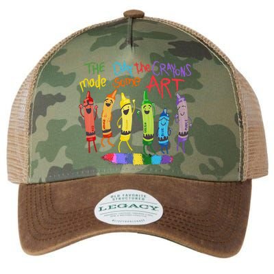 The Day The Crayons Made Some Art Teacher Art Legacy Tie Dye Trucker Hat