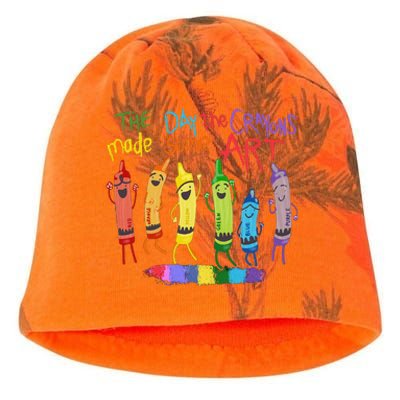 The Day The Crayons Made Some Art Teacher Art Kati - Camo Knit Beanie