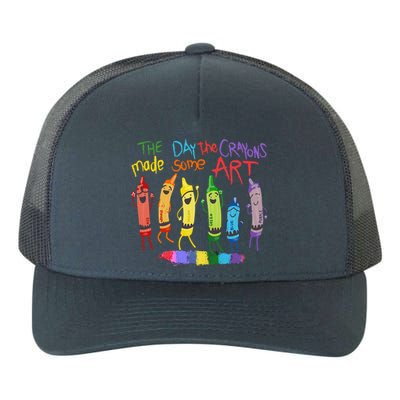 The Day The Crayons Made Some Art Teacher Art Yupoong Adult 5-Panel Trucker Hat