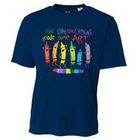 The Day The Crayons Made Some Art Teacher Art Cooling Performance Crew T-Shirt