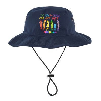 The Day The Crayons Made Some Art Teacher Art Legacy Cool Fit Booney Bucket Hat