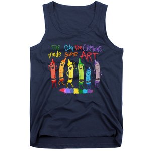 The Day The Crayons Made Some Art Teacher Art Tank Top