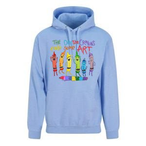 The Day The Crayons Made Some Art Teacher Art Unisex Surf Hoodie