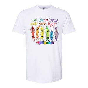 The Day The Crayons Made Some Art Teacher Art Softstyle CVC T-Shirt