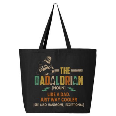 The Dadalorian This Is The Way Definition Father's Day 25L Jumbo Tote