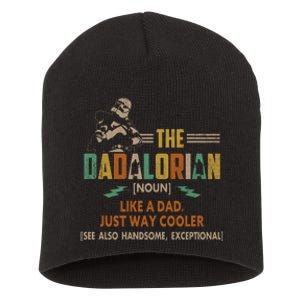 The Dadalorian This Is The Way Definition Father's Day Short Acrylic Beanie