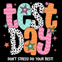 Test Day Teacher Rock The Test Don't Stress Do Your Best Magnet