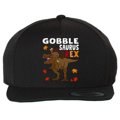 Thanksgiving Dinosaur Turkey Riding T Rex Boys Costume Meaningful Gift Wool Snapback Cap