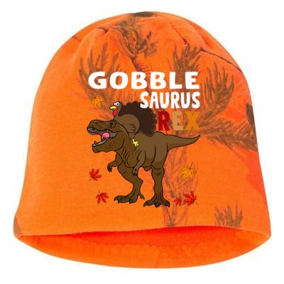 Thanksgiving Dinosaur Turkey Riding T Rex Boys Costume Meaningful Gift Kati - Camo Knit Beanie