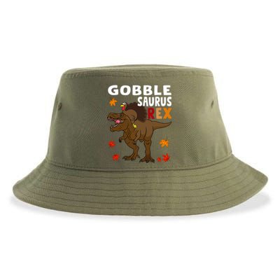 Thanksgiving Dinosaur Turkey Riding T Rex Boys Costume Meaningful Gift Sustainable Bucket Hat